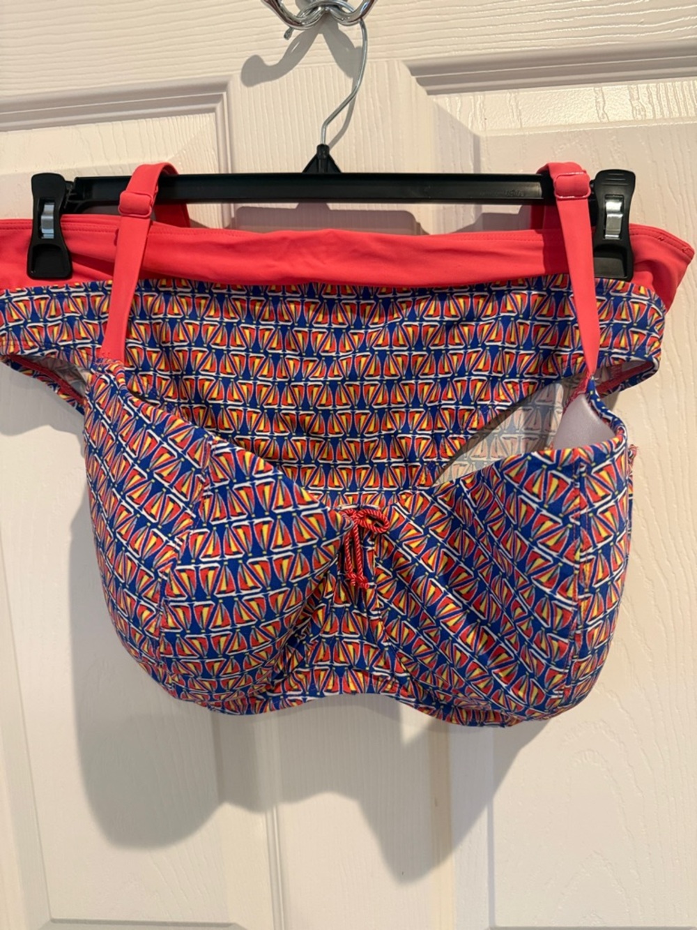 Cleo Swim by Panache Colorful Geometric Sailboats Bikini